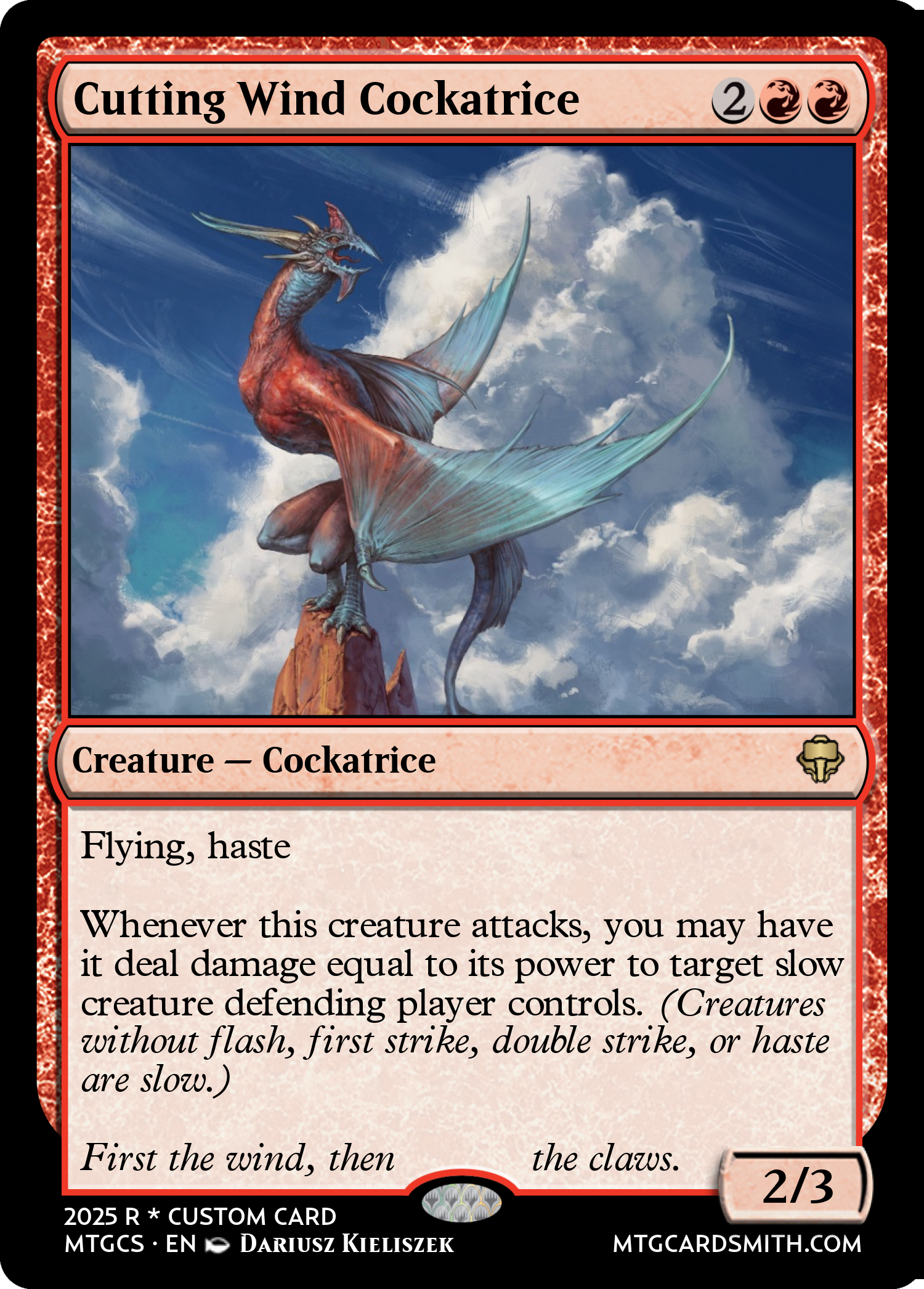 cockatrice mtg card Cutting Wind by CuriousGhost All cards will be carefully packed for safe transit How I Won My FIRST