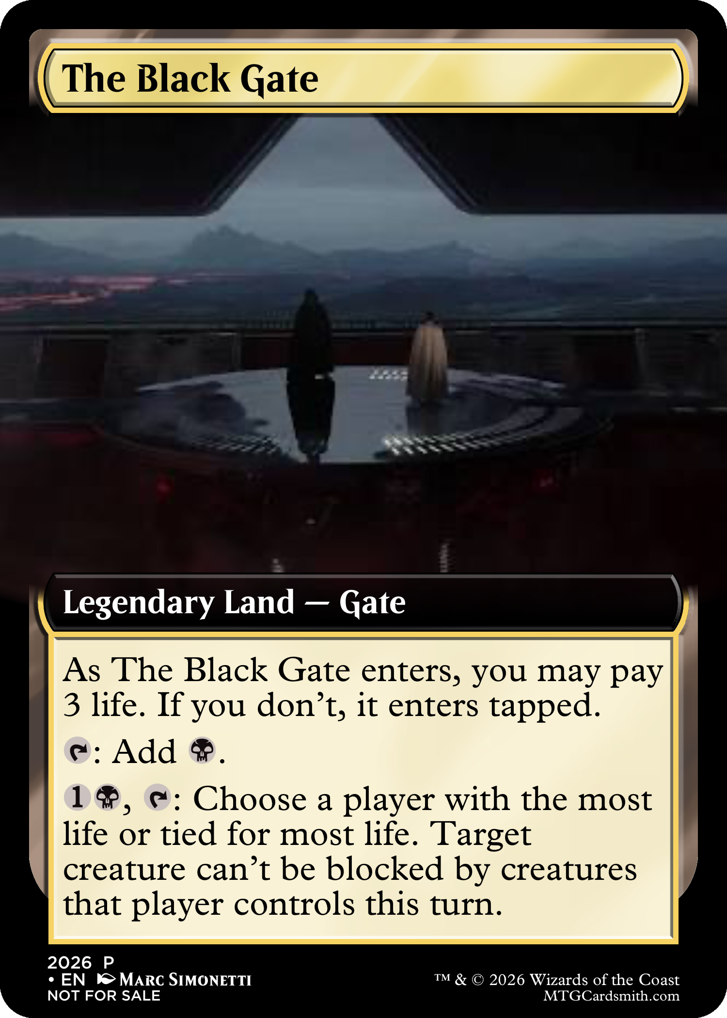 The Black Gate by bgill24 | MTG Cardsmith