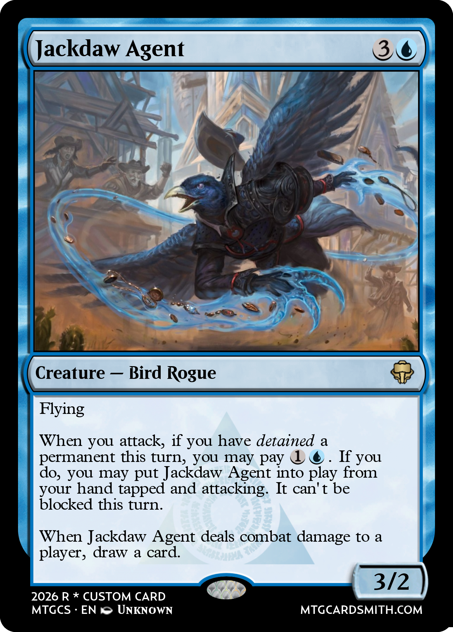 jackdaw mtg card Savior R Bloomburrow 18 LP Coffee & Dice Other Pirates you control get +1/+1 Jackdaw (Extended Art) Price |