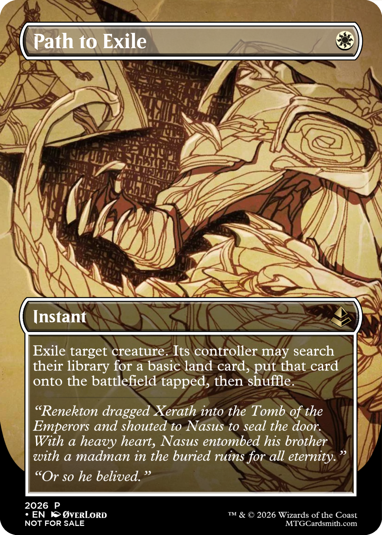 path of exile mtg card Promo Cards Promo to [MagicFest Promo, Foil, Full Art] then shuffle. Path to Exile Friday Night