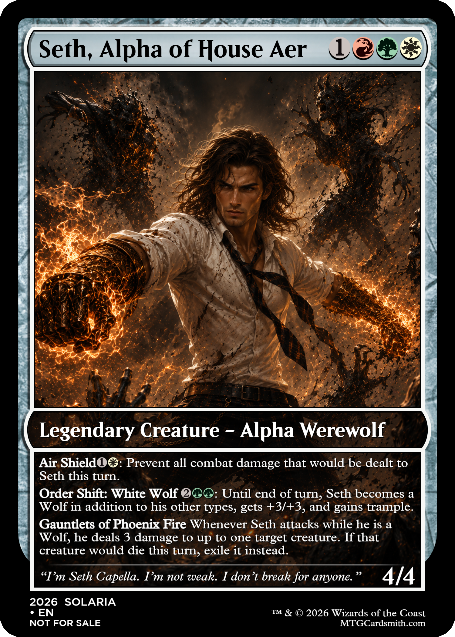 Seth, Alpha of House Aer by eathanelectro | MTG Cardsmith
