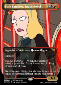 rick mtg card Rick, Steadfast Leader [0143] [Full Art] [Walking Dead] [Secret Lair Drop]  [Foil] – Face to Face Games main image 0