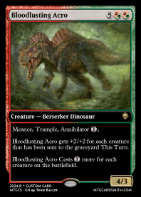 dinosaur support cards mtg Amazon.com: Elite Commander Dinosaur Deck - Naya Red Green White -  Pantlaza, Sun-Favored - EDH cEDH - 100 Card - Custom Magic The Gathering  Deck main image 1