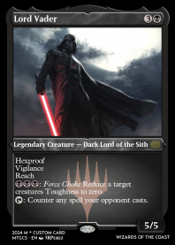 darth vader mtg card Hidden Agenda (Purple) [AAZ005] (Armory Deck: Azalea) Rainbow Foil main image 0