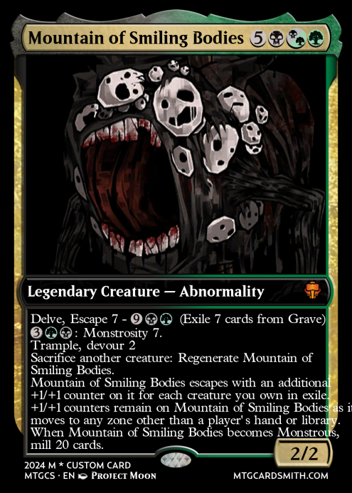 mtg spongebob bonus card Slivdrazi Monstrosity main image 0