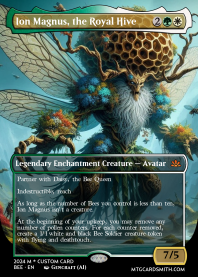 mtg bee cards Insect Token (1/1 - Flying, Deathtouch) by Ken Meyer Jr