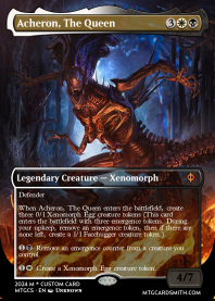 alien mtg cards Alien Commander Deck - Custom 100-Card MTG Proxy Deck