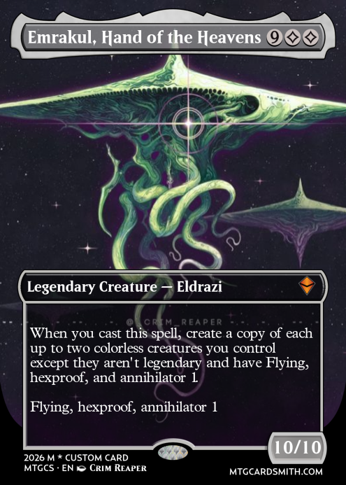 Emrakul, Hand of the Heavens  by collirya0