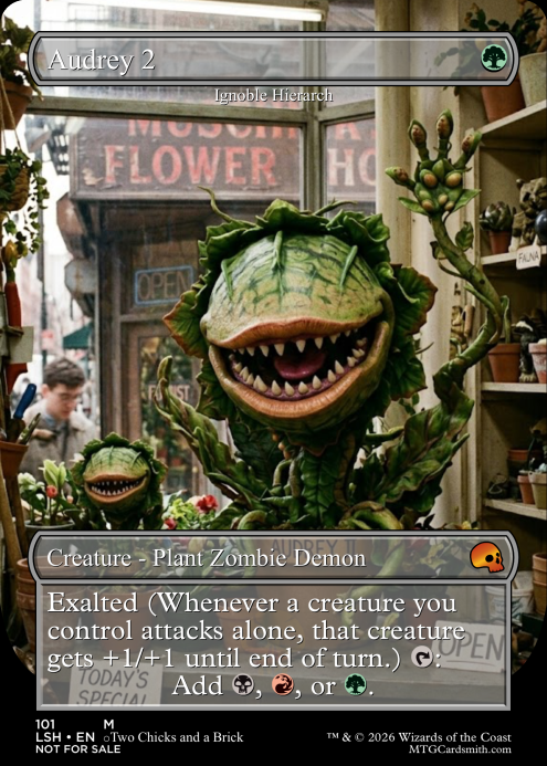 Audrey 2 by Twochicksandabrick