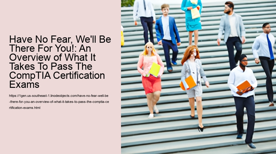Have No Fear, We'll Be There For You!: An Overview of What It Takes To Pass The CompTIA Certification Exams 