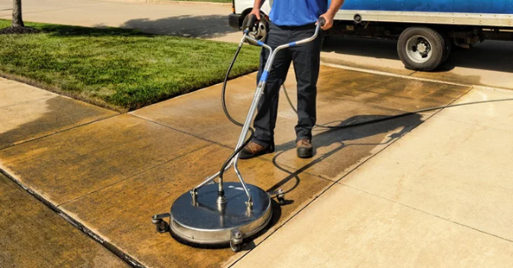 How to start a commercial pressure cleaner