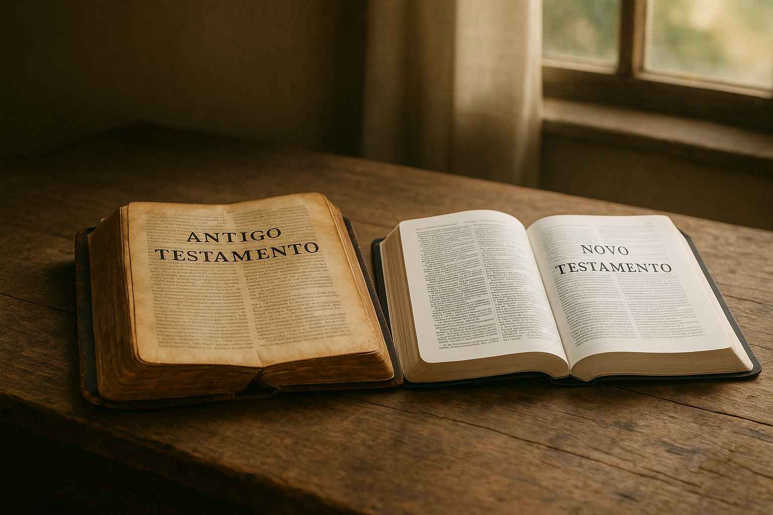 Estuvonc�cm{coiferenças entre o Antigo e o Novo Testamento