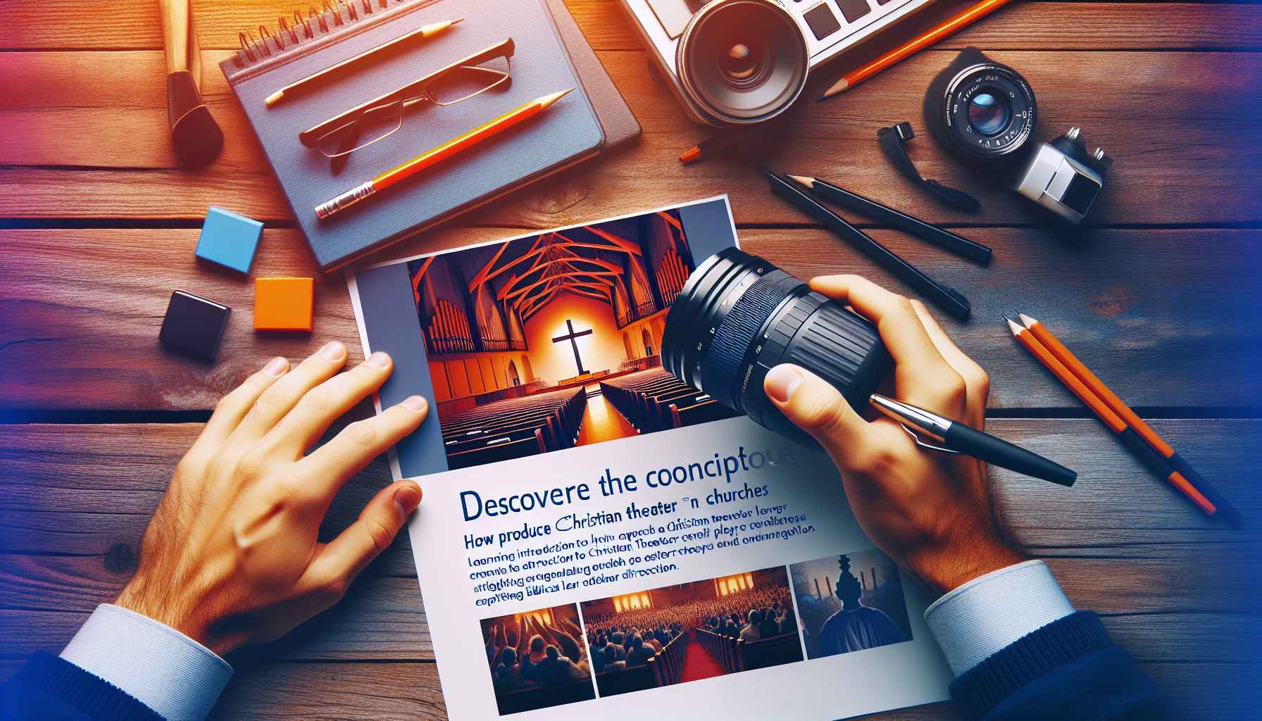 curso online gratuito de Como Produzir Teatro Cristão Em Igrejas