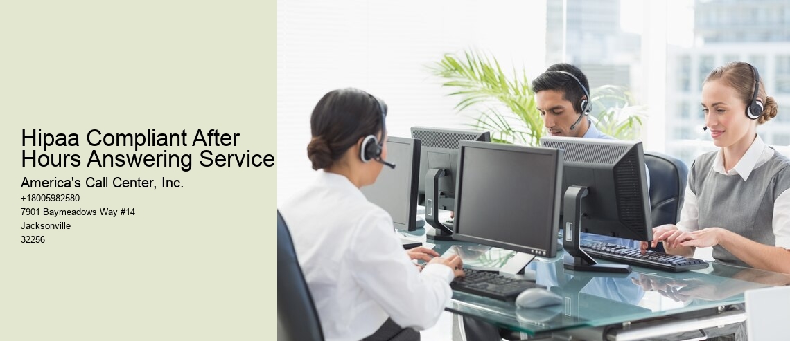 Hipaa Compliant After Hours Answering Service