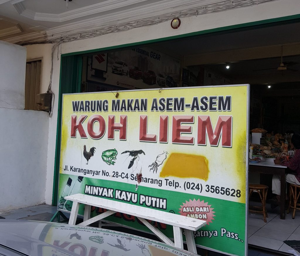 Asem-asem Koh Liem, 1 Legendaris Semarang