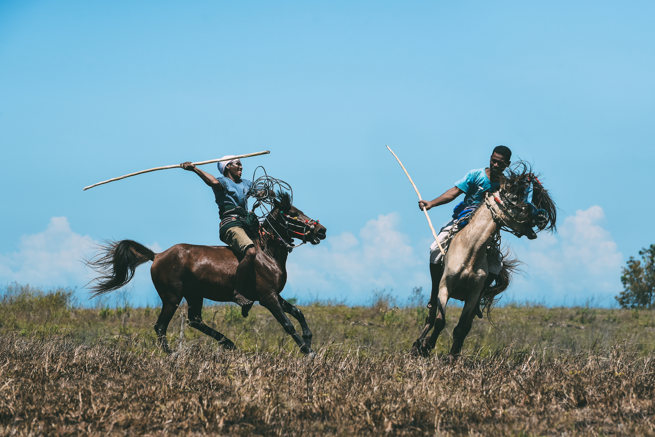 Tradisi pasola di Sumba Nusa Tenggara Timur merupakan ritual yang mengharapkan berkah yang Kuasa.