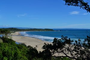 Pantai Sawarna nan cantik di Sukabumi, Jawa Barat, 230 kilometer dari Jakarta.