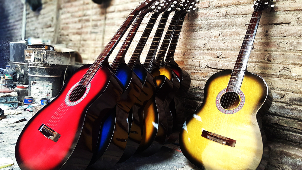 Kampung gitar Baki sudah memproduksi gitar yang diekspor ke sejumlah negara,