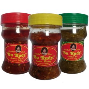 Sambal Bu Rudy bermula dari masakan keluarga kini menjadi oleh-oleh kha Surabaya.