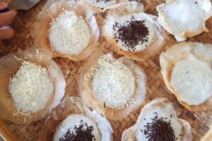 Serabi Solo Notosuman menjadi penganan khas dari kota di Jawa Tengah itu.