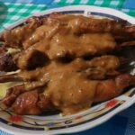 Sate Ponorogo H. Tukri Sobikun salah satu kuliner khas Ponorogo.