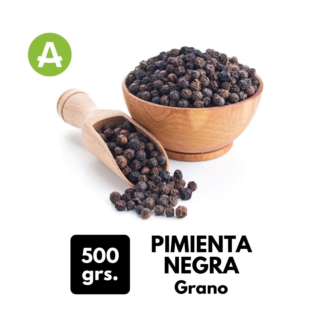 Pimienta Negra Grano 500 gr Impal – ALMA Foods