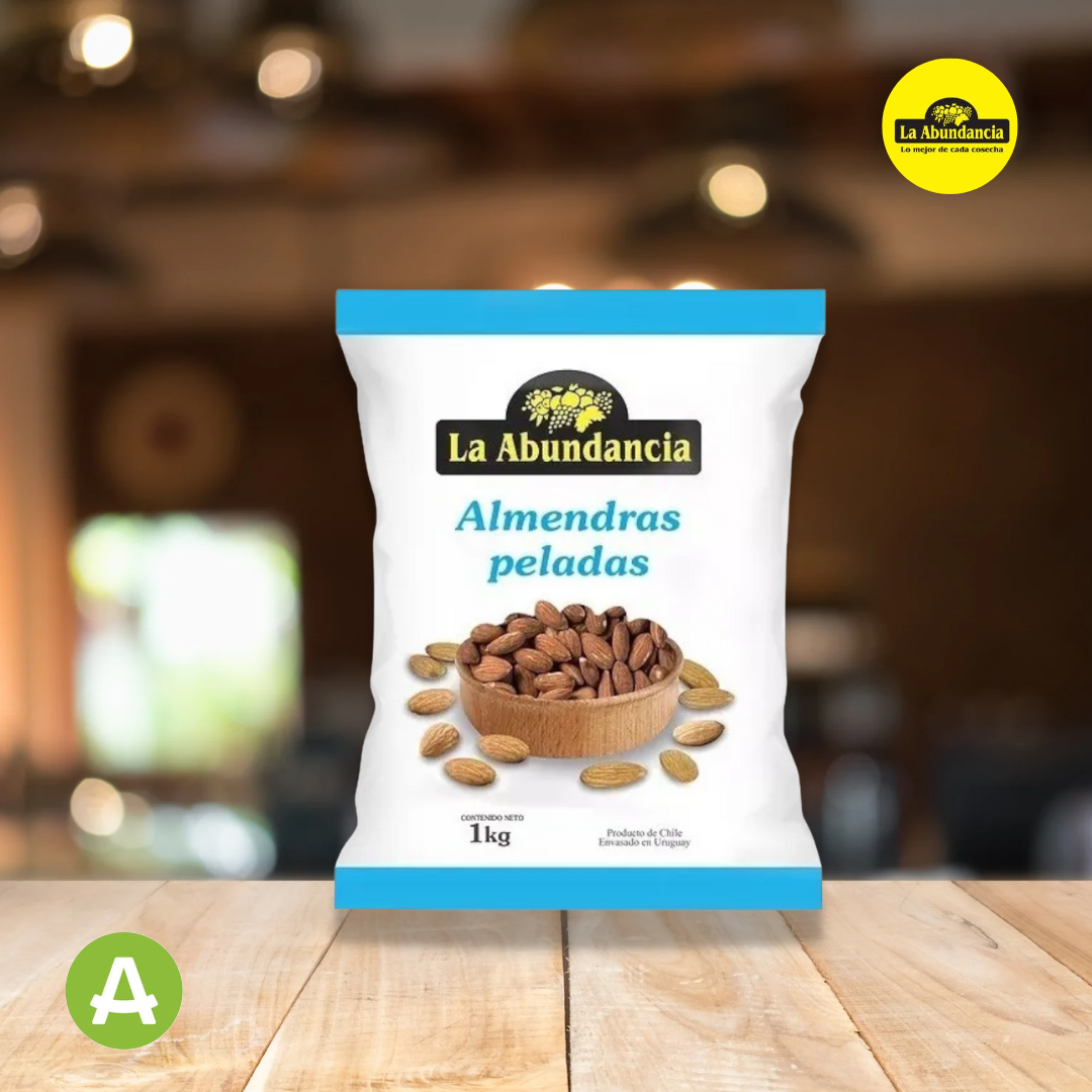 Almendras Peladas x 1 K La Abundancia – ALMA Foods