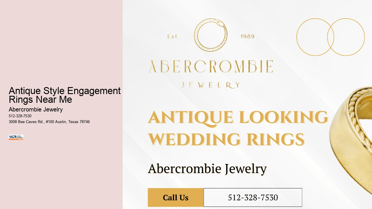 Antique Style Engagement Rings Near Me