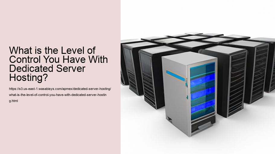 What is the Level of Control You Have With Dedicated Server Hosting? 