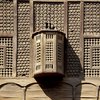 Mashrabiya screen over a window in Coptic Cairo, detail