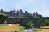 Carcassonne, general view from the bridge located below the site
