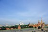 Context view, looking west, showing St Basil's at the far right with the Kremlin at left