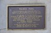 Balboa Park dedication plaque