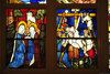 Two panels; left, Visitation (German, 1444, accession 13.64.3a, b) right, Deposition (German, 15th century, accession 13.64.1a, b)