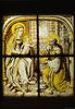 Adoration of the Magi (German, from Cologne, ca. 1510-1515, accession 1982.47.2); vitreous paint on colorless glass