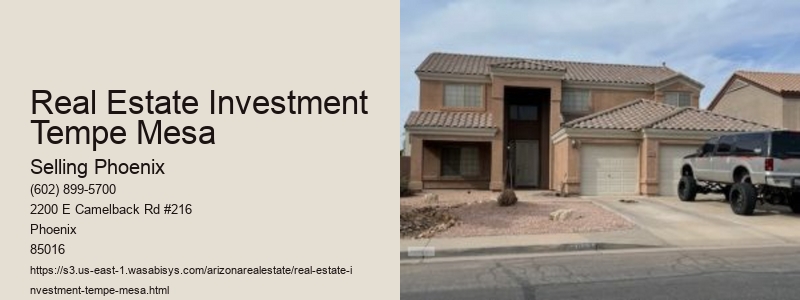 Real Estate Investment Tempe Mesa
