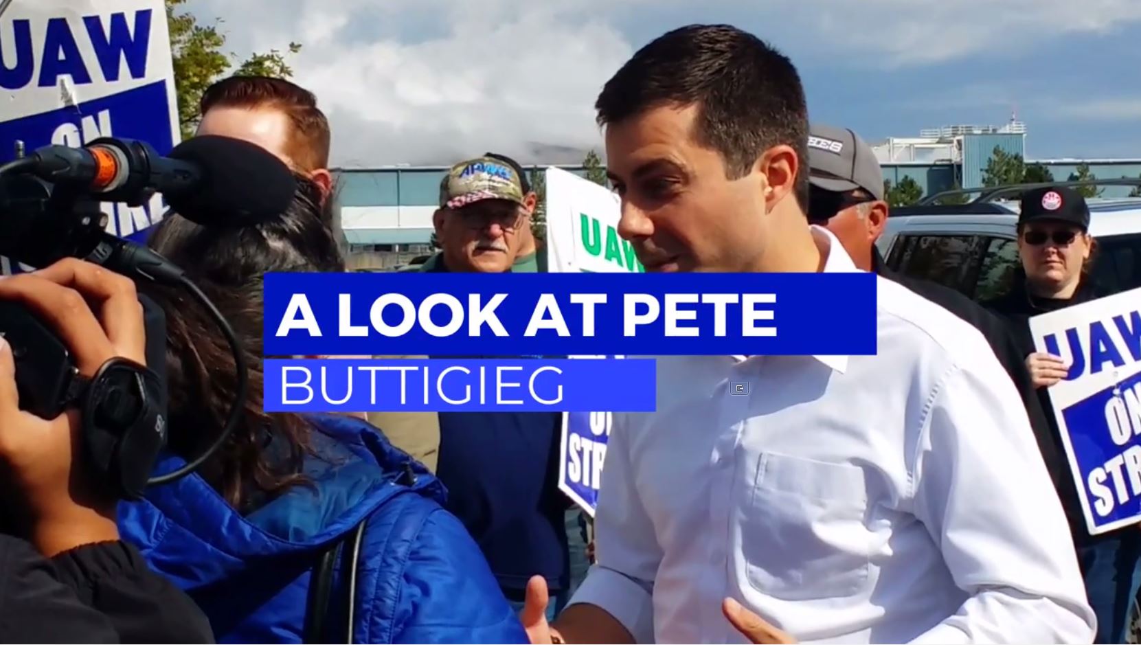 Buttigieg video screen grab
