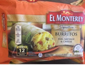 Breakfast burritos recalled