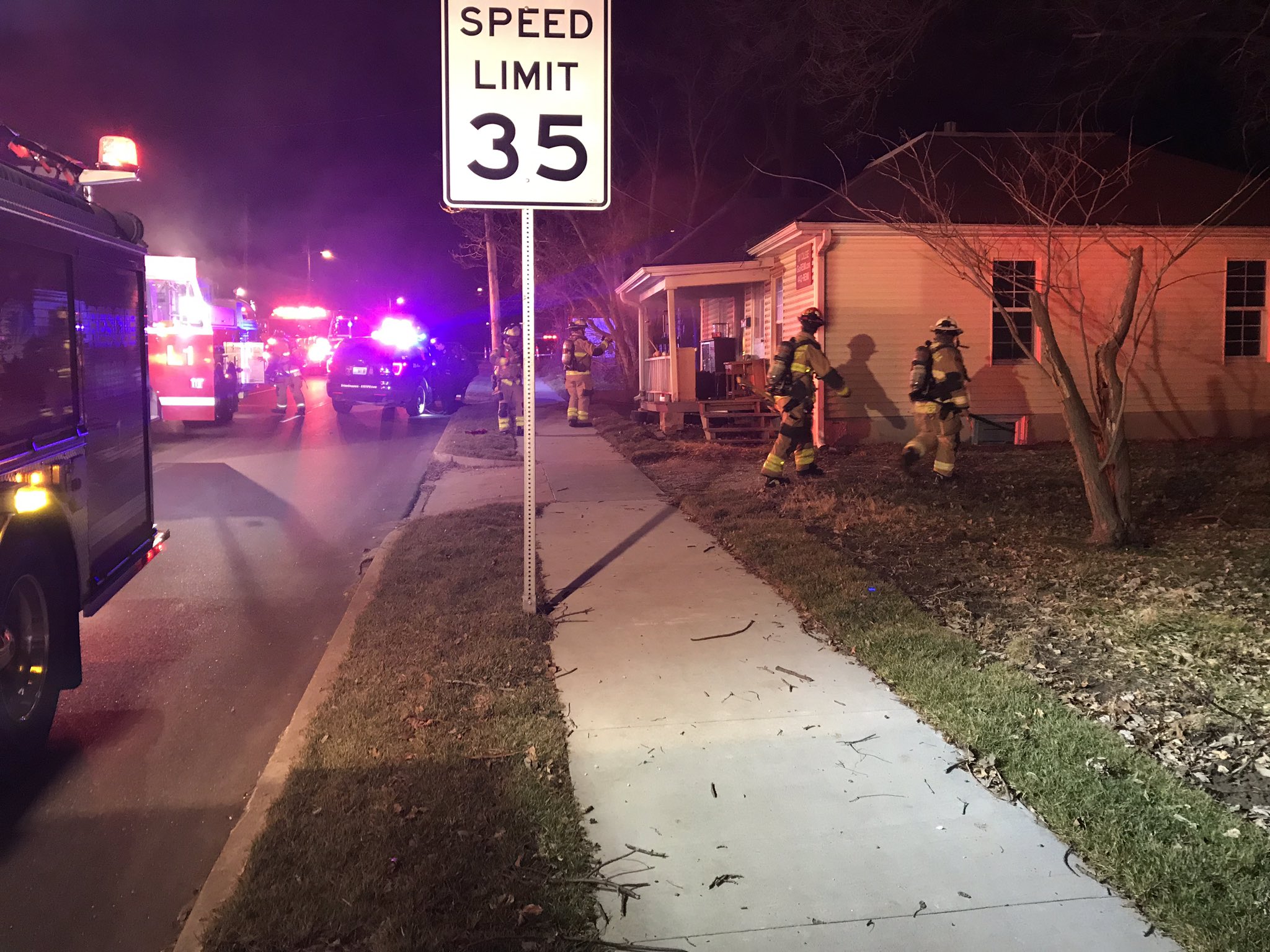 Columbia Fire firefighters