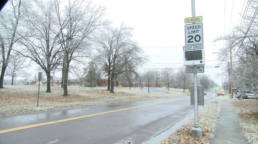 Fairview Road ice