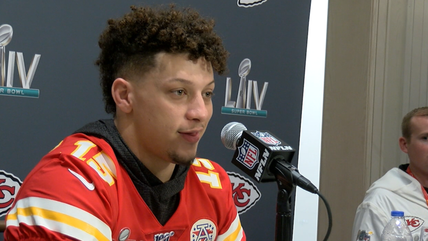 Web Extra: Patrick Mahomes speaks with media one last time ...