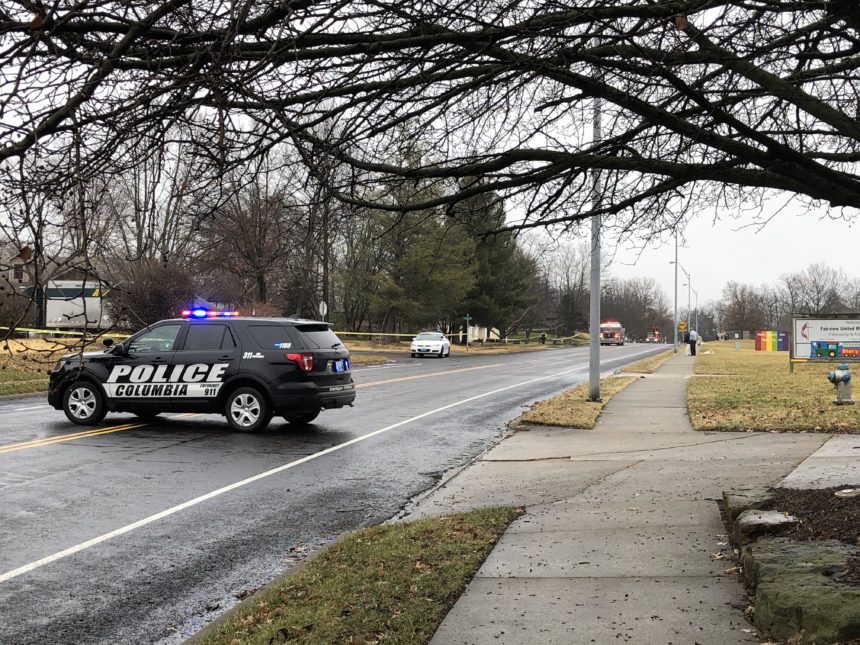 Chapel Hill crash scene