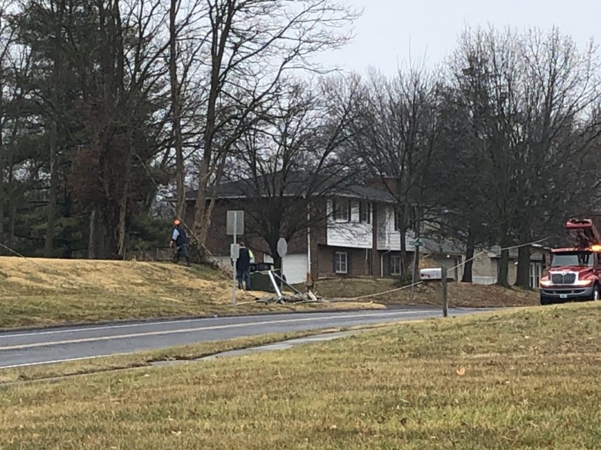 Power pole down