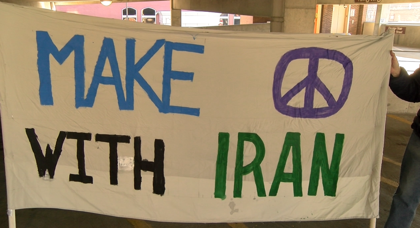 Iran Airstrike Protest