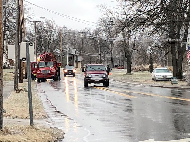 Power outage repairs
