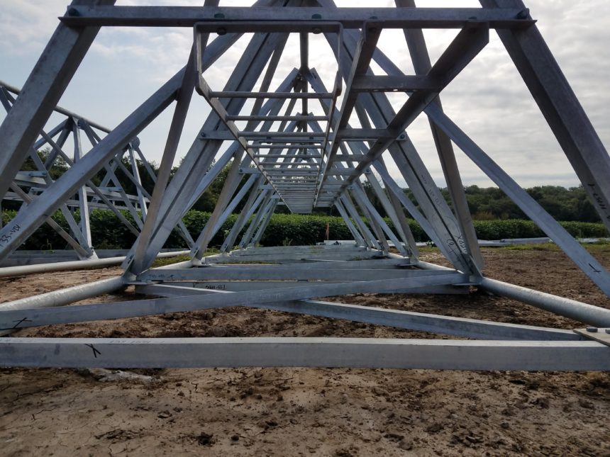 Broadcast tower installation