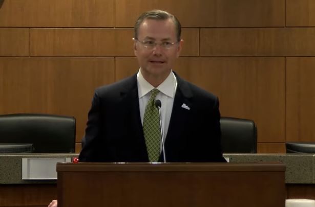 Mayor Brian Treece talks about Columbia COVID-19 case