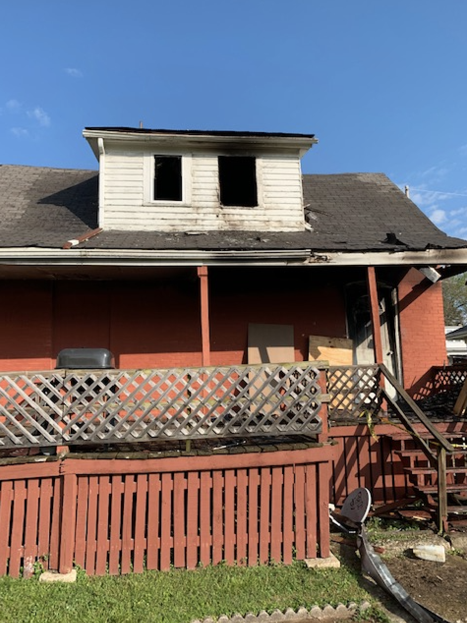 A house suffered $75,000 in damages after a Sunday morning fire.