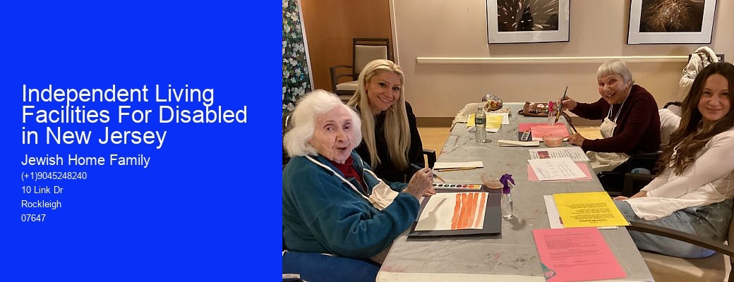 Independent Living Facilities For Disabled in New Jersey