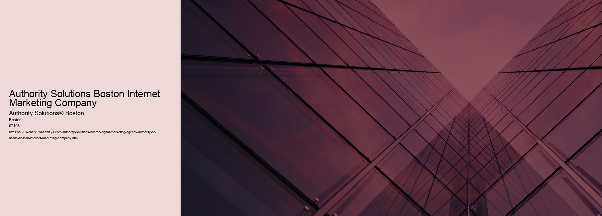 Authority Solutions Boston Internet Marketing Company